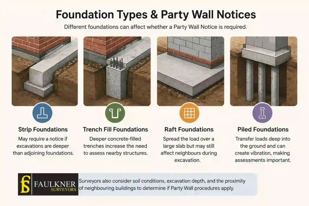 How Do Construction Methods Affect Party Wall Requirements? A Homeowner’s Guide 1 How Do Different Foundation Types Influence Party Wall Notices Oxford?