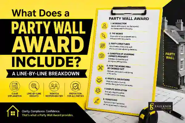 Party Wall Awards Explained Line-by-Line: What Property Owners and Neighbours Need to Know 1 What Does a Party Wall Award Include? A Line-by-Line Breakdown Oxford